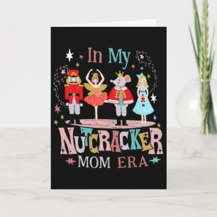 Vintage in meiner Nussknacker-Mom-Era Weihnachten Karte
