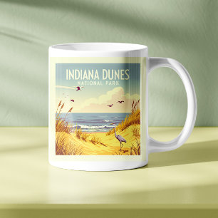 Vintage Indiana Dunes National Park Kaffeetasse