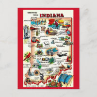 Vintage Indiana Illustriert