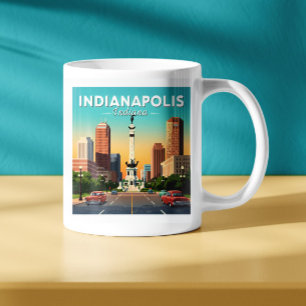 Vintage Indianapolis Indiana Kaffeetasse