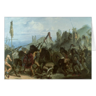 Vintage-Indianer, Büffeltanz von Karl Bodmer