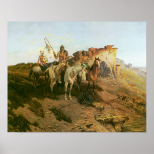 Vintage Indians, Prowlers der Prärie, Seltzer, Poster