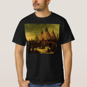 Vintage Indians, Sioux-Kriegsrat von Catlin T-Shirt