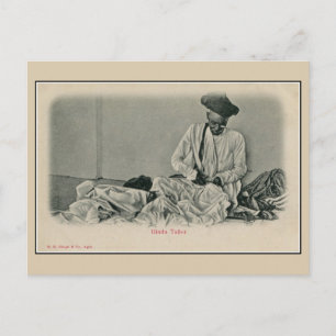 Vintage Indien Hindu-Schneider aus den 1900er Jahr Postkarte