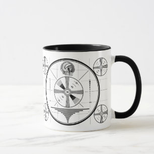 Vintage indische Haupttest-Muster-Tasse Tasse