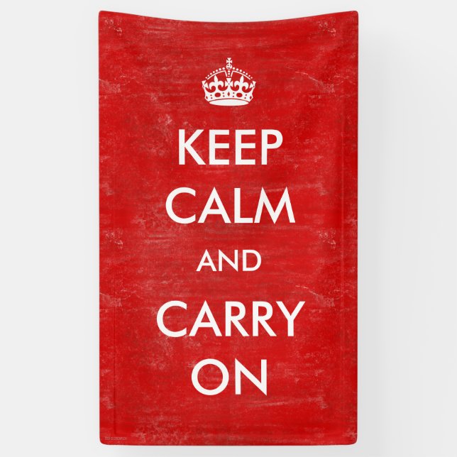 Vintage, individuell einstellbare Ruhe und Bewegun Banner (Vertikal)