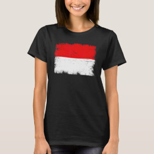 Vintage-Indonesien-Flagge Indonesischer Unabhängig T-Shirt