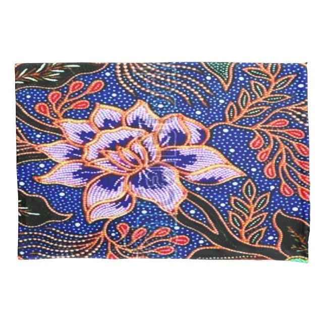 Vintage indonesische Batik Kissenbezug (Vorderseite)