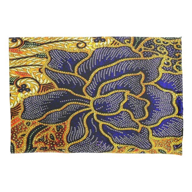 Vintage indonesische Batik Kissenbezug (Vorderseite)