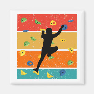 Vintage Indoor Boulderhalle Magnet