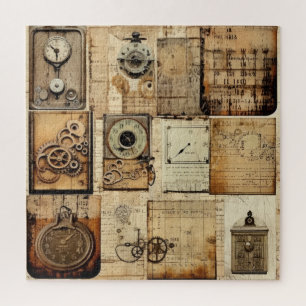 Vintage-Industrie-Grunge-Puzzle Puzzle