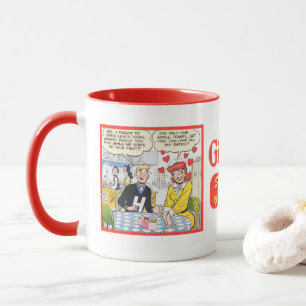 Vintage Ingwer Sweethearts. Tasse