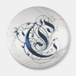 Vintage Initiale C Magnet