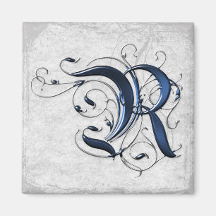 Vintage Initiale R Magnet