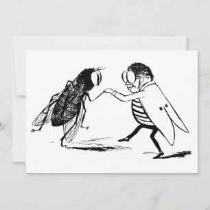 Vintage Insekten tanzen; Bluebottle Fly