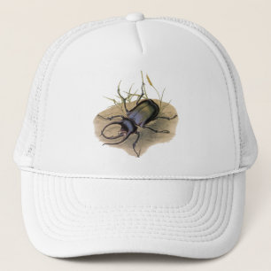 Vintage Insekten und Bugs, Rhinozeroskäfer Truckerkappe