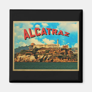 Vintage Insel Alcatraz Magnet