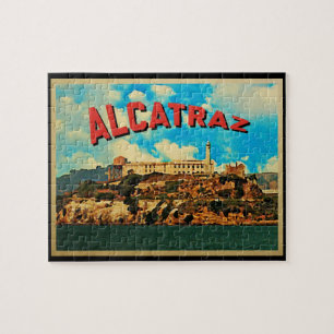 Vintage Insel Alcatraz Puzzle