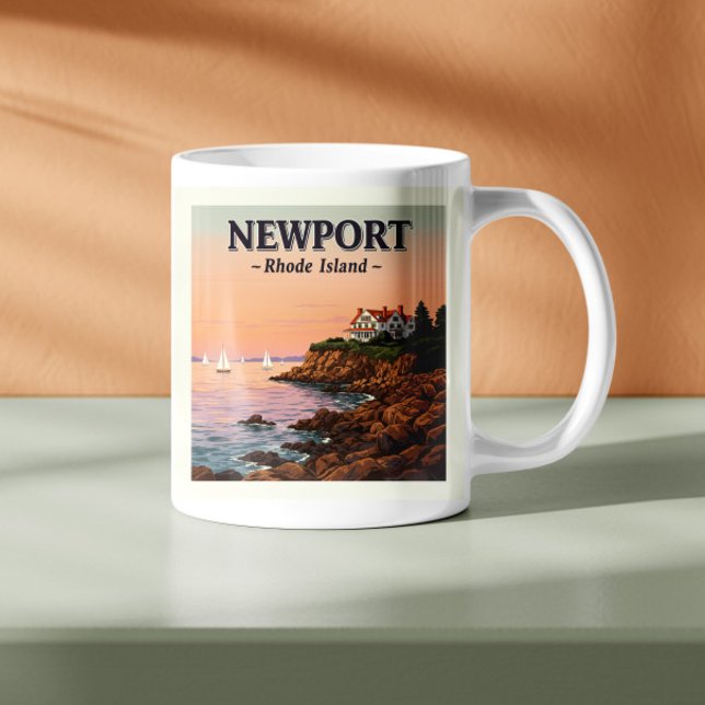 Vintage Insel Newport Rhode Kaffeetasse (Von Creator hochgeladen)