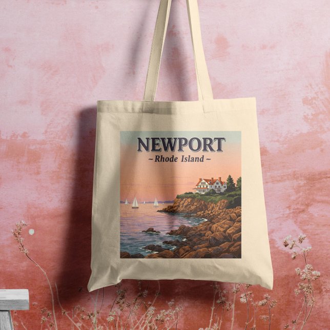 Vintage Insel Newport Rhode Tragetasche (Von Creator hochgeladen)