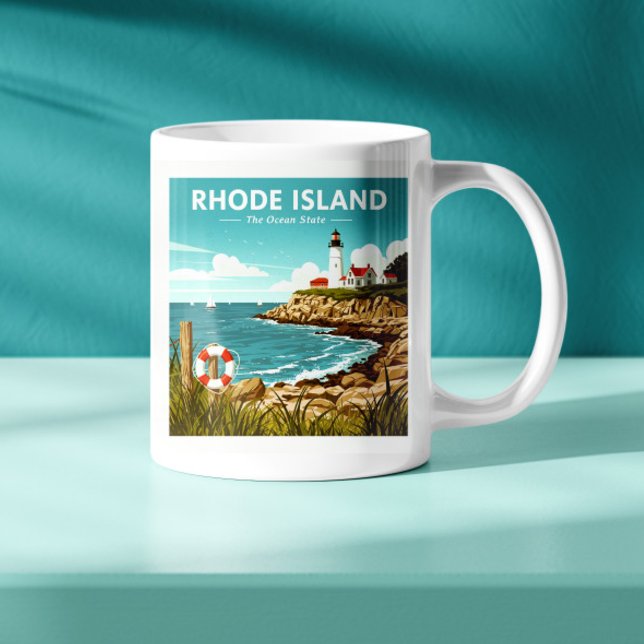 Vintage Insel Rhode Kaffeetasse (Von Creator hochgeladen)