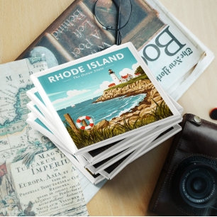 Vintage Insel Rhode Magnet