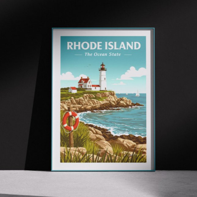 Vintage Insel Rhode Poster (Von Creator hochgeladen)
