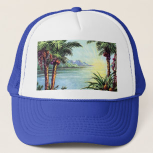 Vintage Insel Truckerkappe