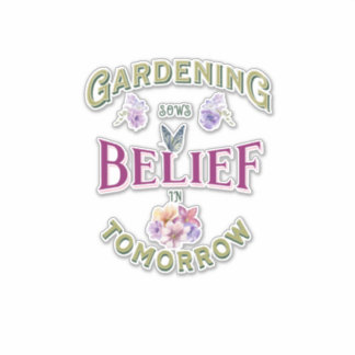 Vintage Inspirationsgartensäulen Aufkleber