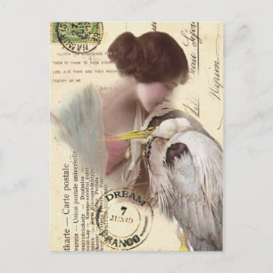 Vintage Inspirationspostkarte Postkarte