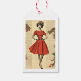 Vintage-Inspired Holiday Gift Tag Geschenkanhänger