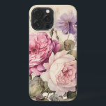 Vintage Inspirierte Aquarellfarben-Rose iPhone 13 Pro Max Hülle<br><div class="desc">Vintag Inspiriert Watercolor Rose Muster Vielen Dank für Ihren Besuch und Einkauf in meinem Geschäft! Meine ganze Liebe</div>