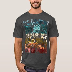 Vintage Inspirierte Blume Botanische Chart-Pflanze T-Shirt