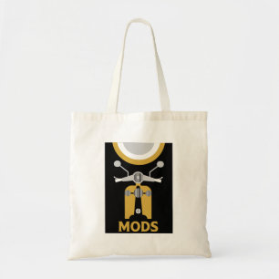 Vintage inspirierte britische Mods und Rockers Tragetasche