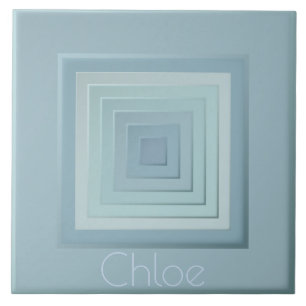Vintage-inspirierte geometrische Quadrate Fliese