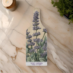 Vintage-inspirierte Lavendel-Kräuter-Apotheker-Pad Schneidebrett
