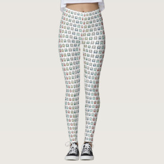 Vintage inspirierte Leggings des coolen