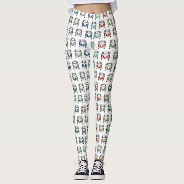 Vintage inspirierte Leggings des coolen (Vorderseite)