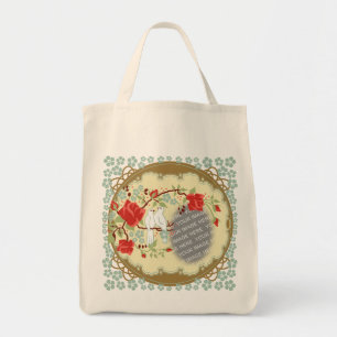 Vintage Inspirierte Liebe individuell anpassbar Tragetasche