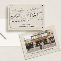Vintage-inspirierte Matchbox "Save the Date"