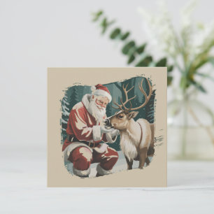 Vintage inspirierte Weihnachten Retro Weihnachtsma