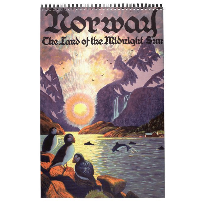 Vintage internationale Reiseplakate Kalender (Titelbild)