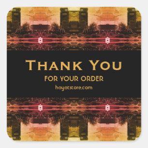 Vintage Irak Bagdad Brunnen 1970 Quadratischer Aufkleber