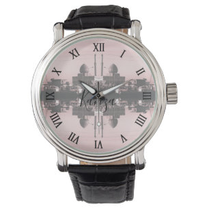 Vintage Irak Bagdad Buniya-Moschee Armbanduhr