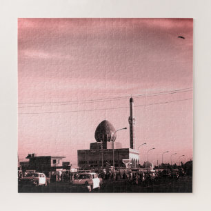 Vintage Irak Bagdad Buniya-Moschee Puzzle