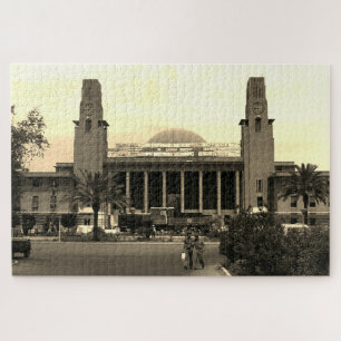 Vintage Irak Bagdad Hauptbahnhof Puzzle