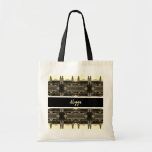 Vintage Irak Bagdad Hauptbahnhof Tragetasche
