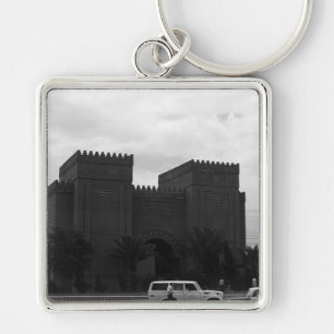 Vintage Irak Bagdad Museum 1970 Schlüsselanhänger