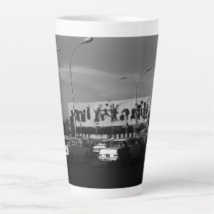 Vintage Irak Bagdad Tahrir-Platz 1970 Untersetzer Milchtasse