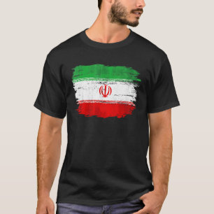 Vintage Iran-Flagge für Iraner T-Shirt